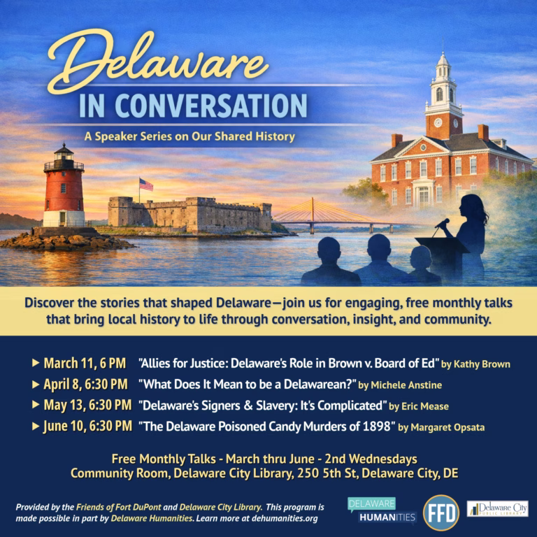 🗣️ Delaware in Conversation. A Free Speaker Series on Our Shared History.